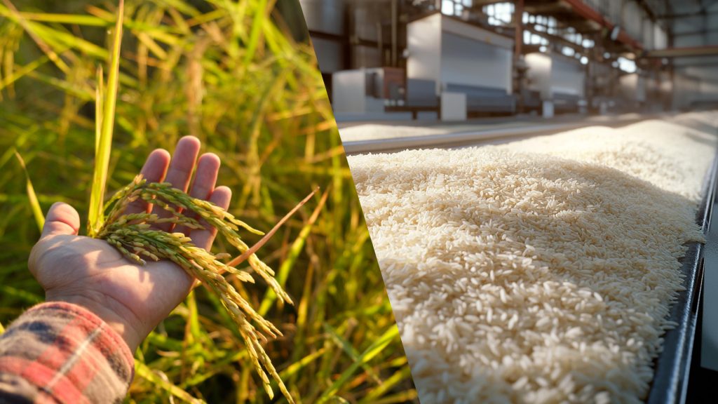De la cosecha al almacén: El fascinante viaje del grano de arroz