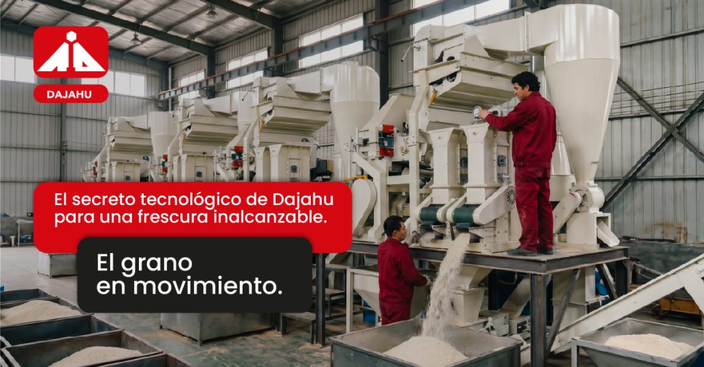 El secreto tecnológico de Dajahu para una frescura inalcanzable: El grano en movimiento.