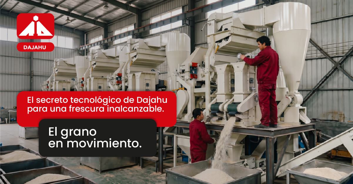 El secreto tecnológico de Dajahu para una frescura inalcanzable: El grano en movimiento.