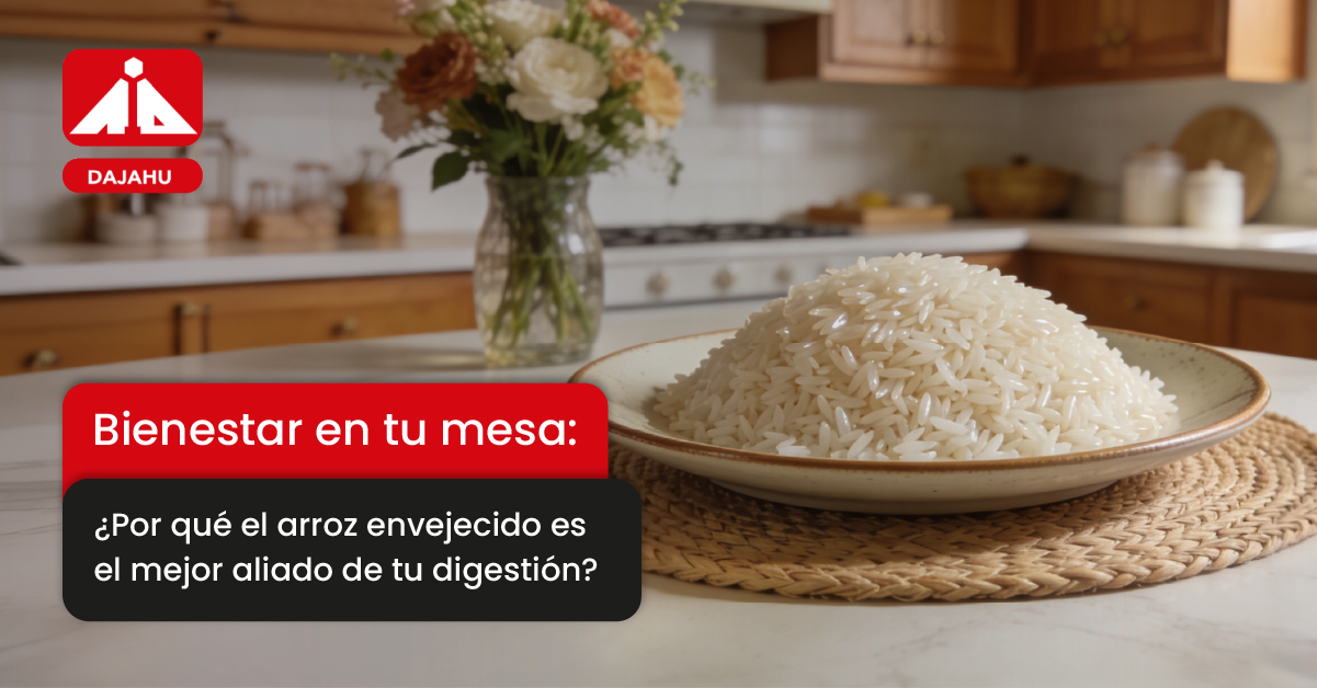 Bienestar en tu mesa: ¿Por qué el arroz envejecido es el mejor aliado de tu digestión?